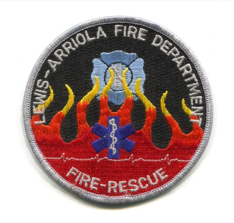 Lewis Arriola Fire Rescue Department Patch Colorado CO