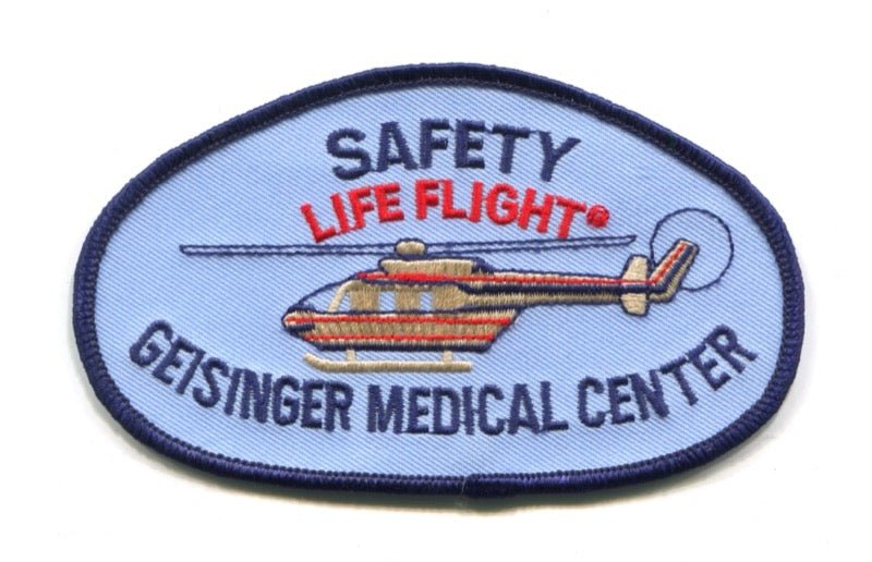 Life Flight Safety Geisinger Medical Center Helicopter EMS Patch Pennsylvania PA