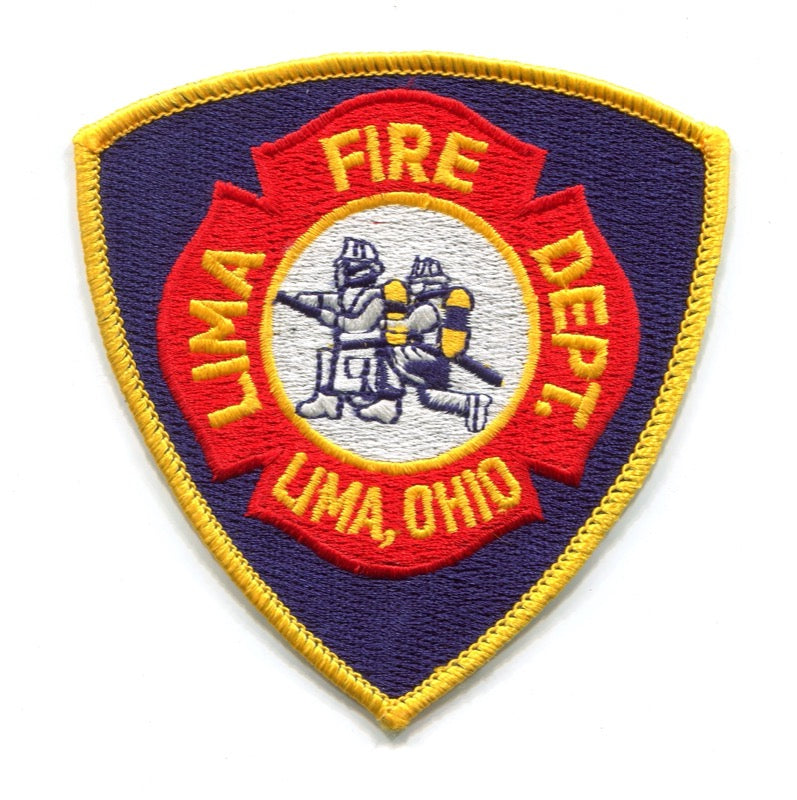 Lima Fire Department Patch Ohio OH
