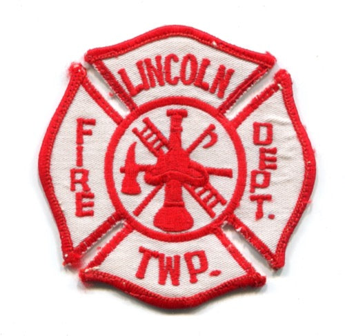 Lincoln Township Fire Department Patch Indiana IN