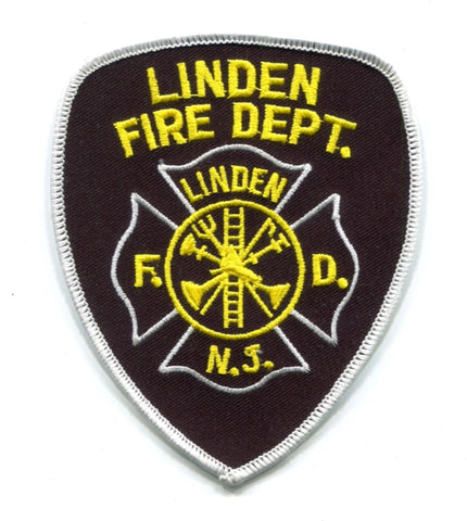 Linden Fire Department Patch New Jersey NJ