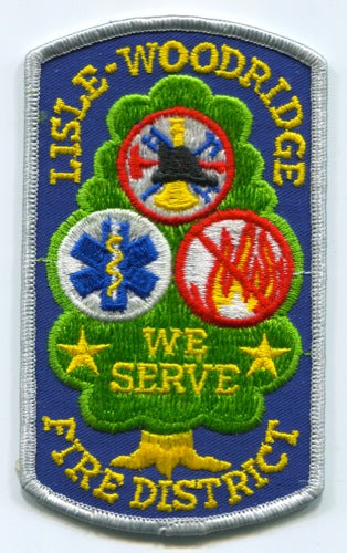 Lisle-Woodridge Fire District Patch Illinois IL
