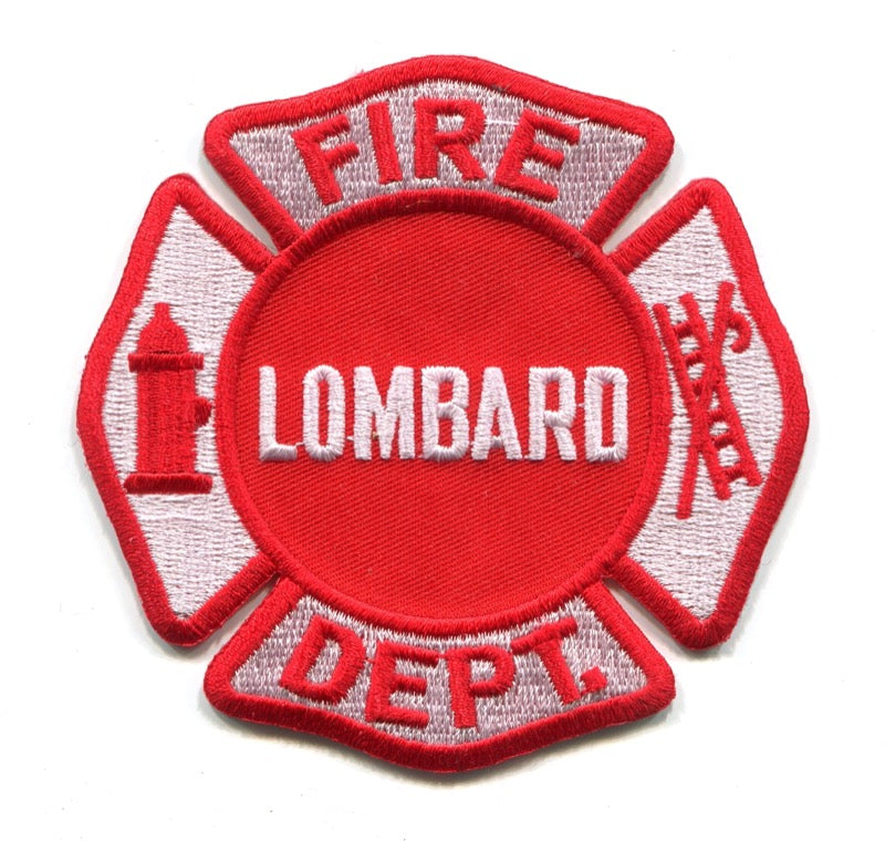 Lombard Fire Department Patch Illinois IL