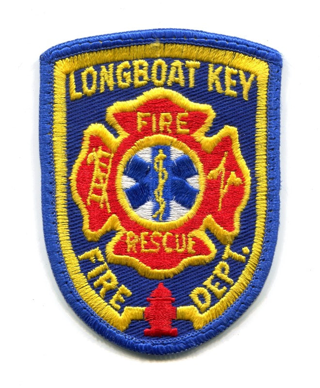 Longboat Key Fire Rescue Department Patch Florida FL