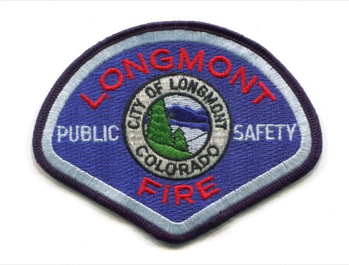 Longmont Fire Department Patch Colorado CO