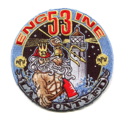 Los Angeles County Fire Department Engine 53 Patch California CA