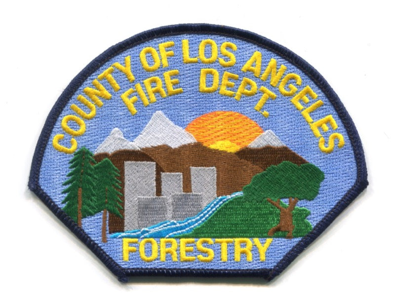 Los Angeles County Fire Department Forestry Patch California CA v3