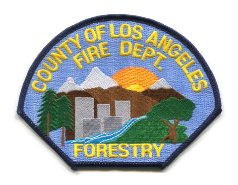 Los Angeles County Fire Department Forestry Patch California CA v3
