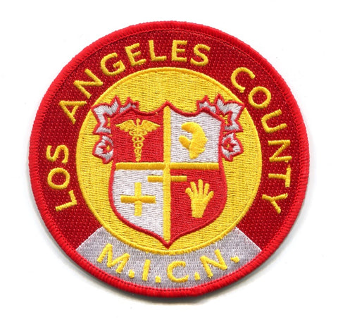 Los Angeles County Emergency Medical Services EMS MICN Patch California CA