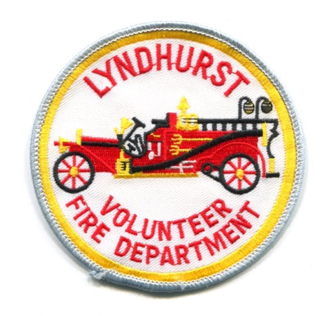 Lyndhurst Volunteer Fire Department Patch Ohio OH