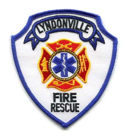 Lyndonville Fire Rescue Department Patch New York NY