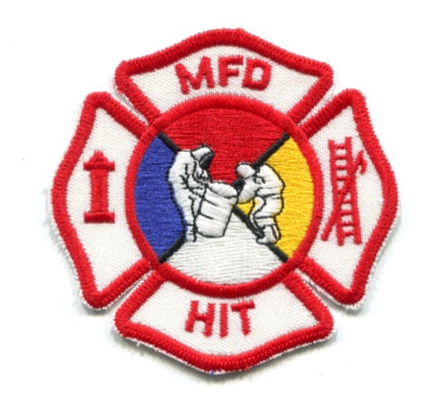 Madison Fire Department Hazardous Incident Team HIT HazMat Patch Wisconsin WI