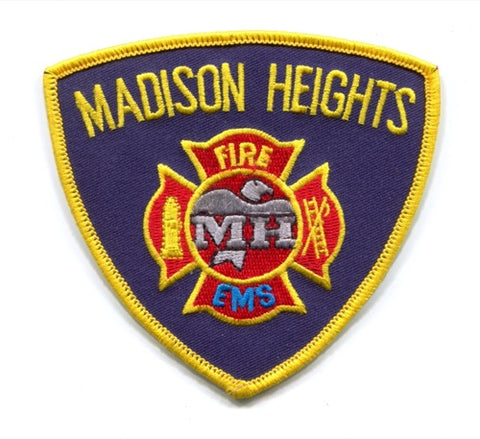 Madison Heights Fire EMS Department Patch Michigan MI