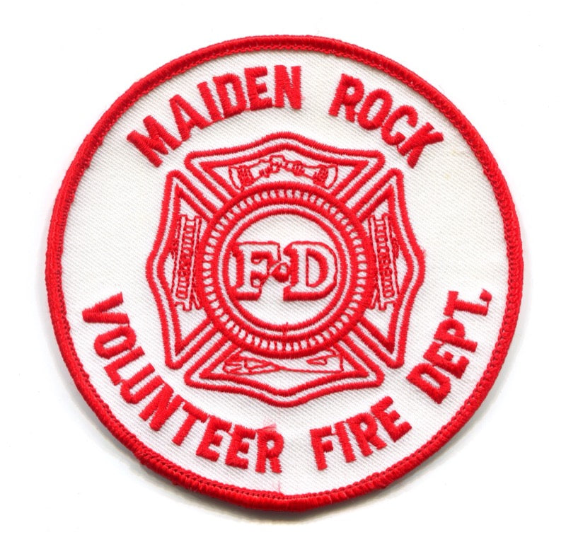 Maiden Rock Volunteer Department Patch Wisconsin WI