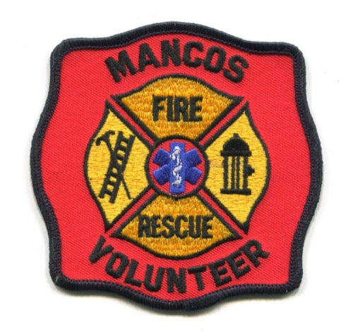 Mancos Volunteer Fire Rescue Department Patch Colorado CO