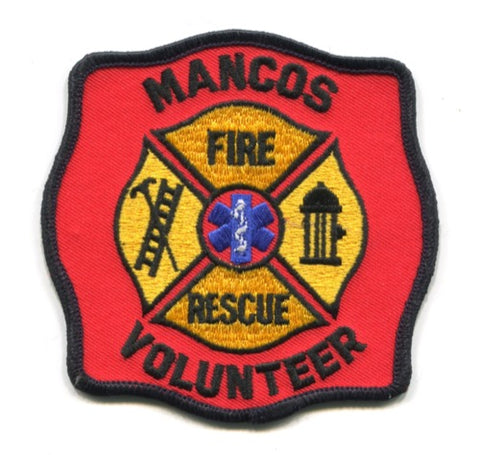 Mancos Volunteer Fire Rescue Department Patch Colorado CO