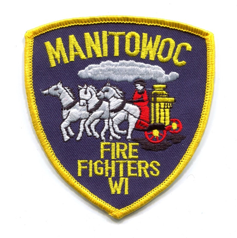 Manitowoc Fire Department FireFighters Patch Wisconsin WI