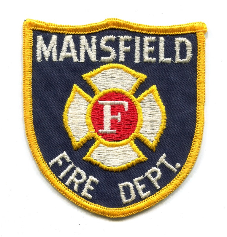 Mansfield Fire Department Patch Ohio OH