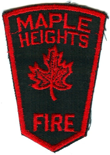 Maple Heights Fire Department Patch Ohio OH
