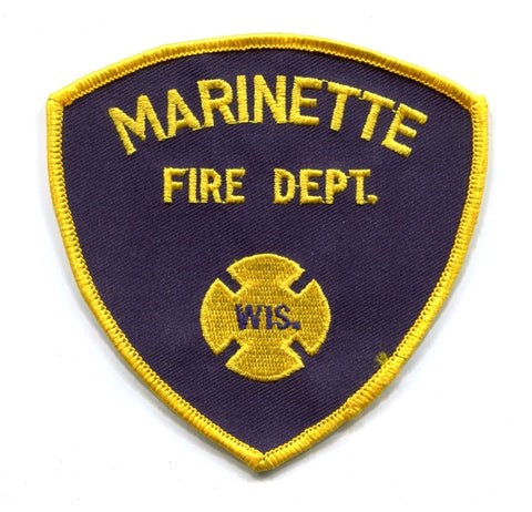 Marinette Fire Department Patch Wisconsin WI