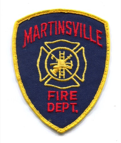 Martinsville Fire Department Patch Virginia VA