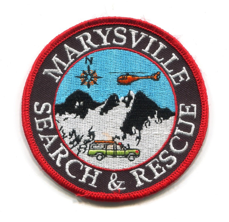 Marysville Search and Rescue SAR EMS Patch Washington WA