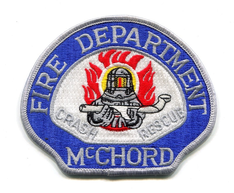 McChord Air Force Base AFB Fire Crash CFR USAF Military Patch Washington WA