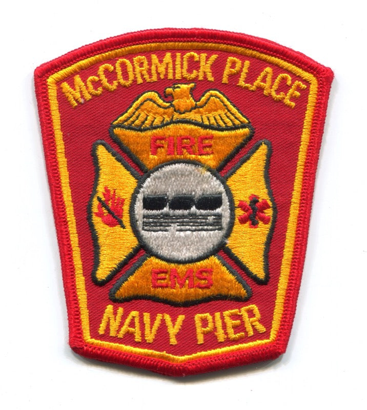 McCormick Place Navy Pier Fire EMS Department USN MIlitary Patch Illinois IL