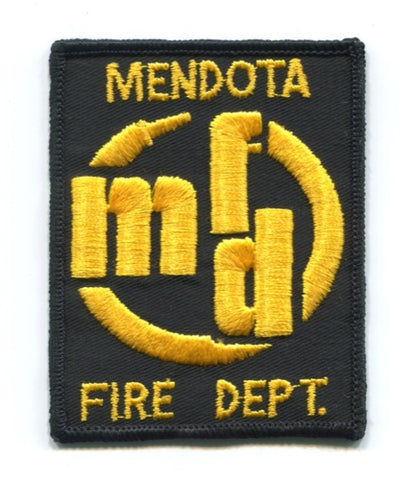 Mendota Fire Department Patch Illinois IL