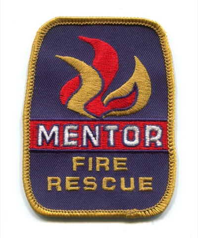 Mentor Fire Rescue Department Patch Ohio OH