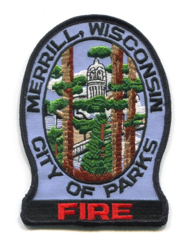 Merrill Fire Department Patch Wisconsin WI