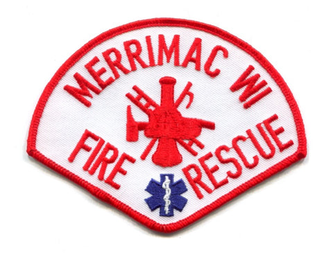Merrimac Fire Rescue Department Patch Wisconsin WI