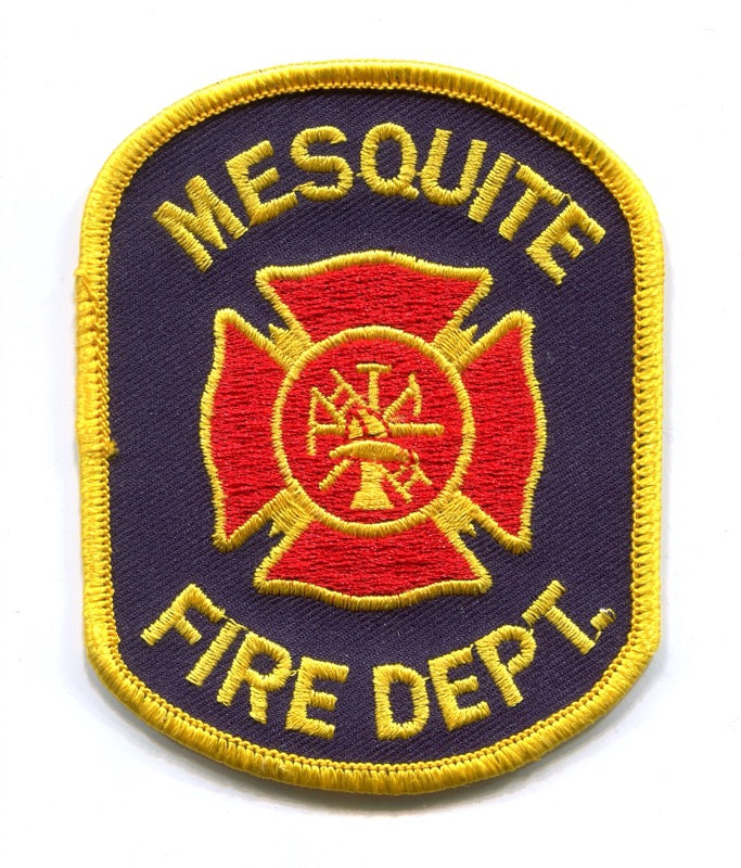 Mesquite Fire Department Patch Texas TX