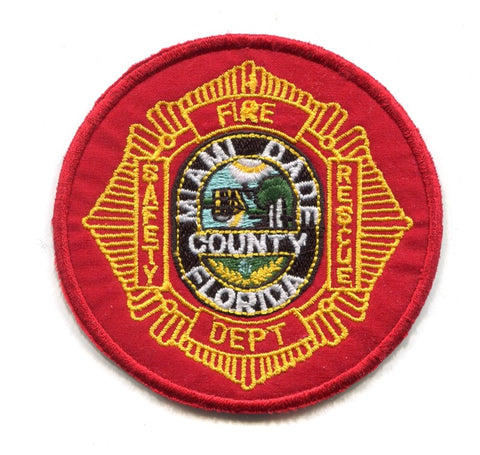 Miami Dade County Fire Rescue Department Patch Florida FL
