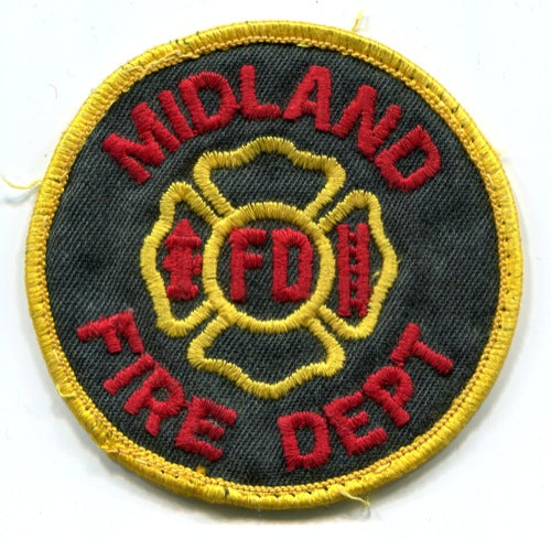 Midland Fire Department Patch Unknown State