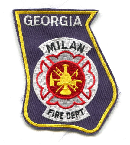 Milan Fire Department Patch Georgia GA