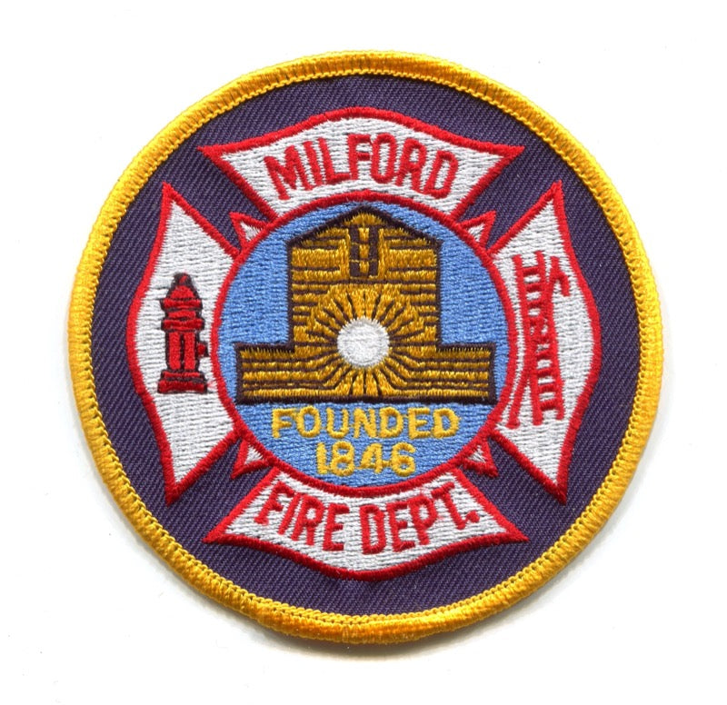 Milford Fire Department Patch Michigan MI