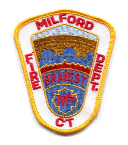 Milford Fire Department Patch Connecticut CT