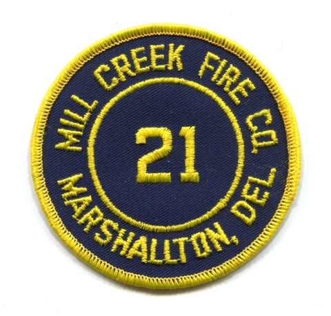 Mill Creek Fire Company 21 Marshallton Patch Delaware DE