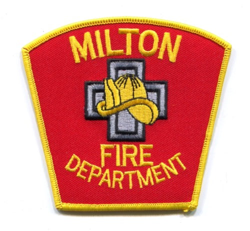 Milton Fire Department Patch Massachusetts MA