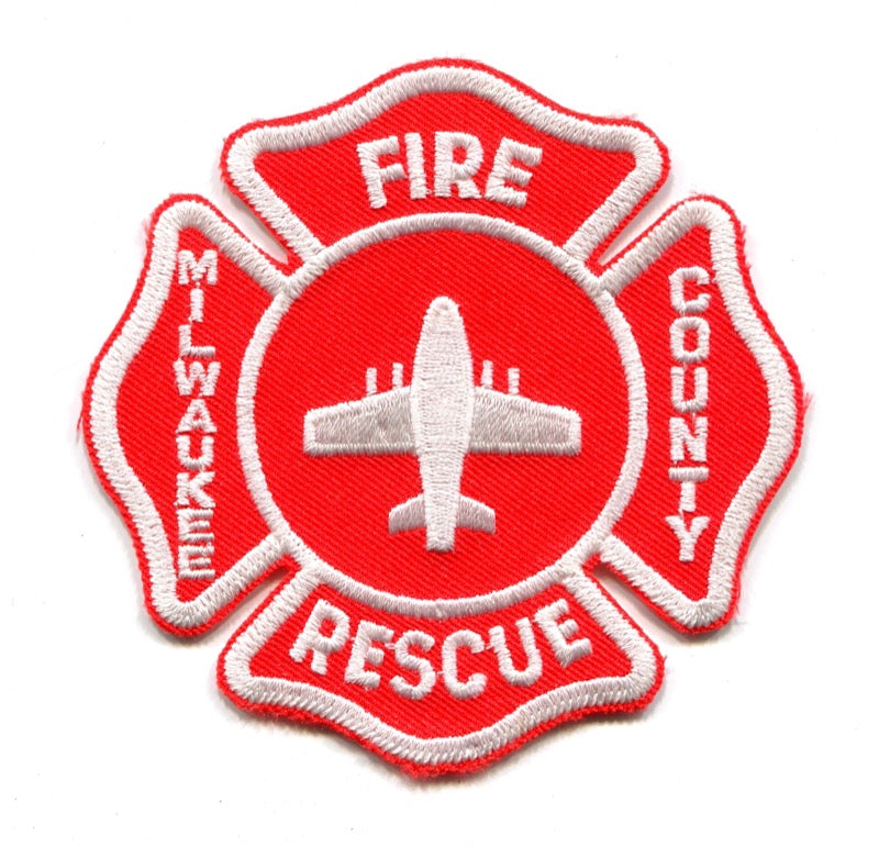 Milwaukee County Mitchell International Airport Fire Department Patch Wisconsin WI