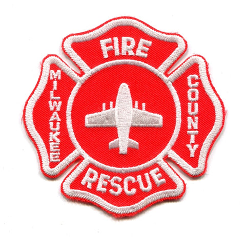 Milwaukee County Mitchell International Airport Fire Department Patch Wisconsin WI