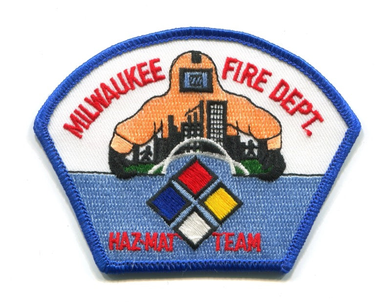 Milwaukee Fire Department HazMat Team Patch Wisconsin WI