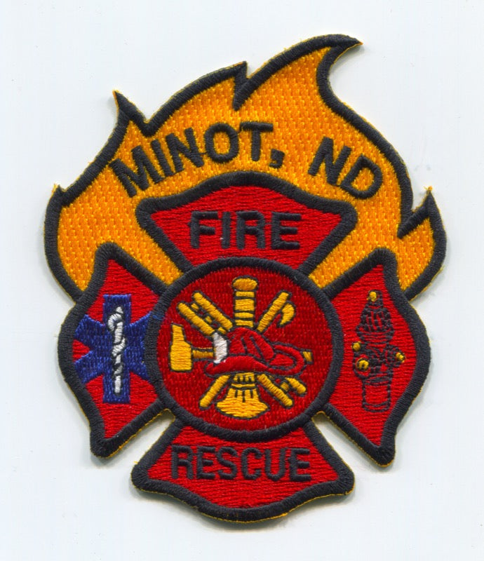Minot Fire Rescue Department Patch North Dakota ND