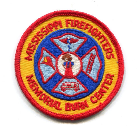 Mississippi Firefighters Memorial Burn Center Fire Patch Mississippi MS
