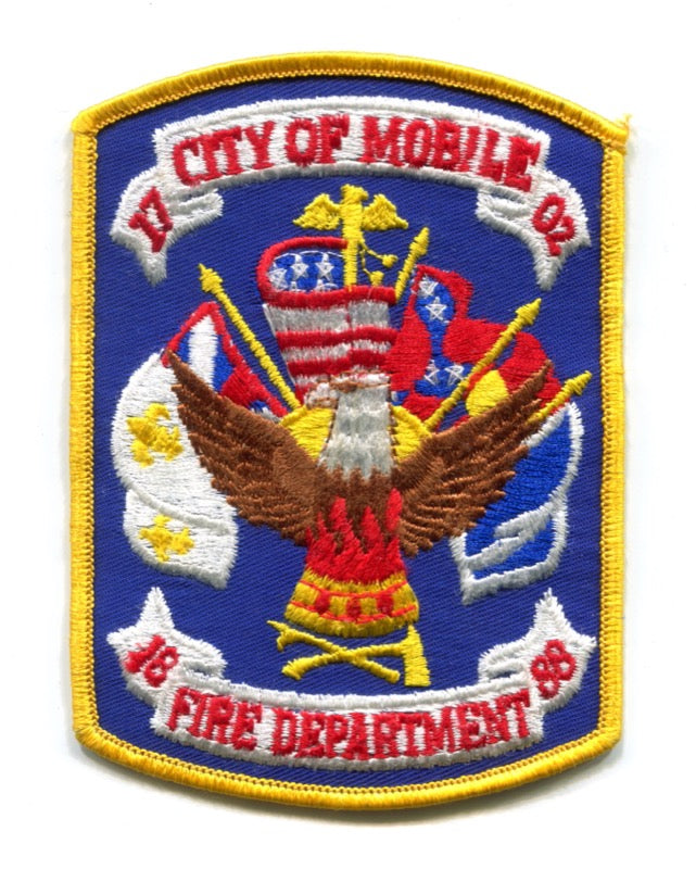 Mobile Fire Department Patch Alabama AL