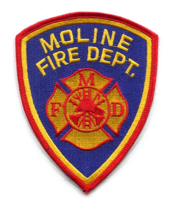 Moline Fire Department Patch Illinois IL