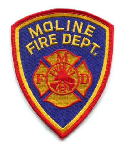 Moline Fire Department Patch Illinois IL