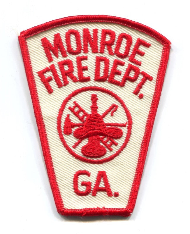 Monroe Fire Department Patch Georgia GA