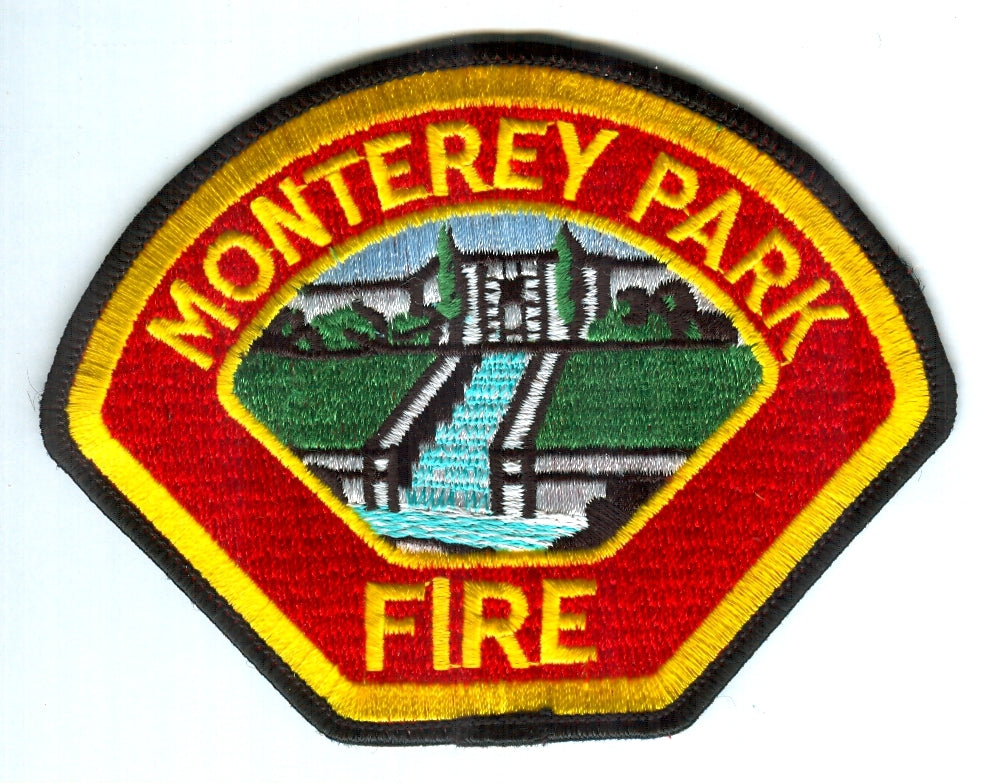 Monterey Park Fire Department Patch California CA v2